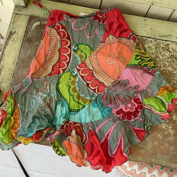 BLÜ sequin asymmetrical flare skirt - Picture 3 of 8